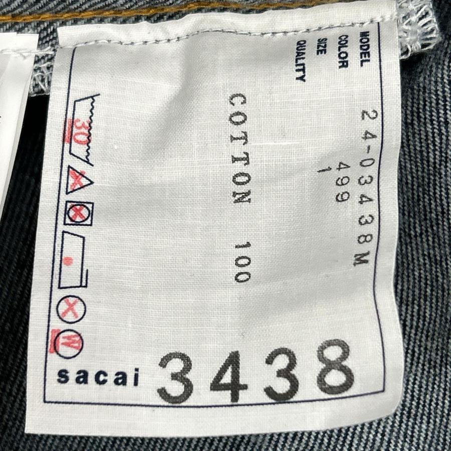 sacai（サカイ） 24-03438M インディゴ デニムプリント ドッキング