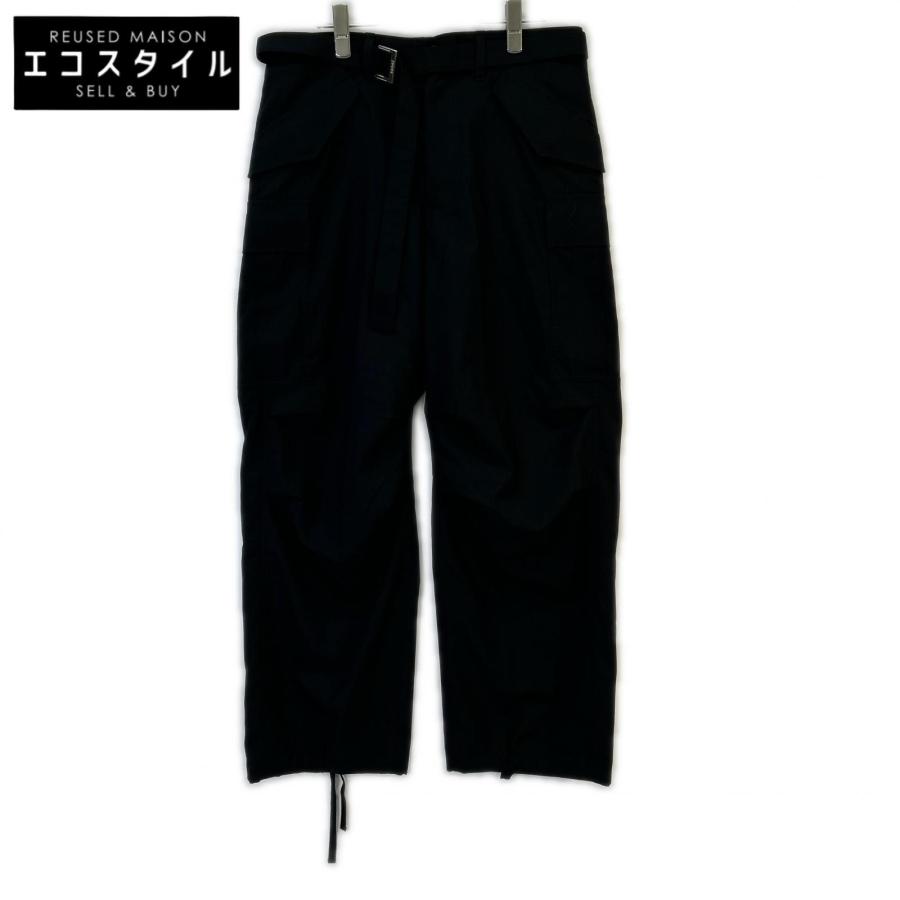 sacai サカイ SCM-212 24AW ブラック Suiting Pants 001 sacai（サカイ） SCM-212 24AW ブラック Suiting Pants ブラック 001