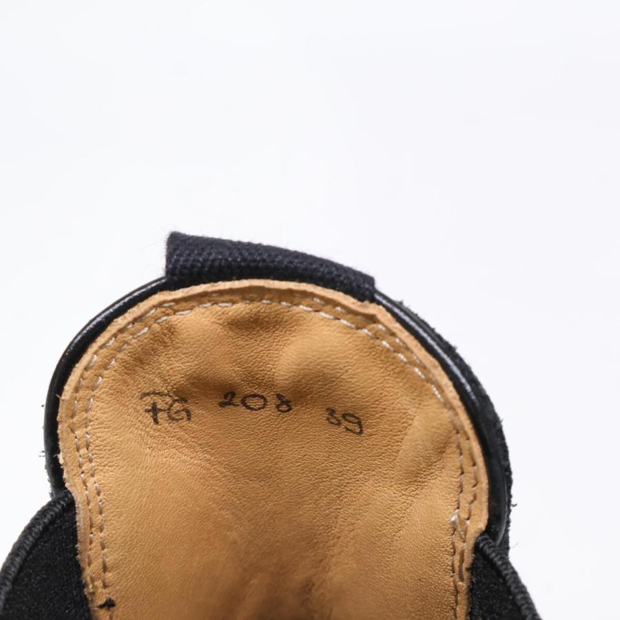 新品/  Giacometti. ジャコメッティ FG208 VELVINA サイドゴアブーツ 39 ブラック メンズの画像