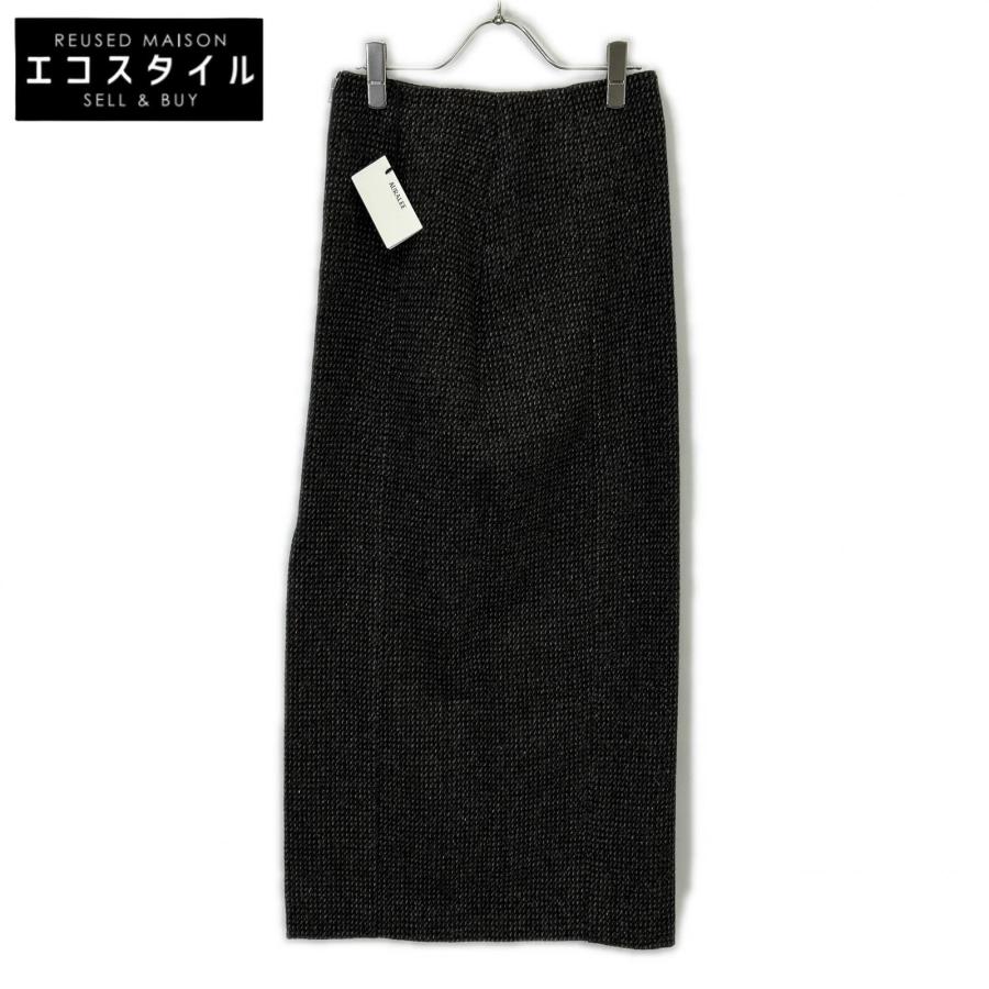 AURALEE オーラリー 25年製 ALPACA WOOL SILK TWEED PENCIL SKIRT