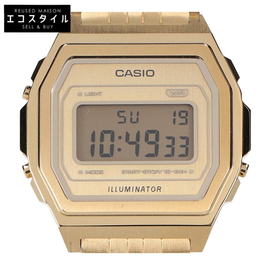 CASIO（カシオ） 美品/ A1000G-9JF ゴールド 腕時計 メンズ : ブランド