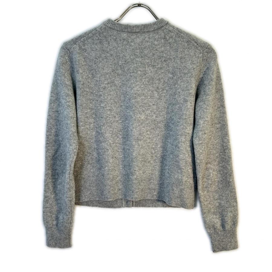 theory luxe セオリーリュクス  25年 ｸﾞﾚｰ ｶｼﾐﾔ混 ﾗﾒｶｰﾃﾞｨｶﾞﾝ 38 美品/ theory luxe セオリーリュクス 25年 グレー カシミヤ混 ラメ