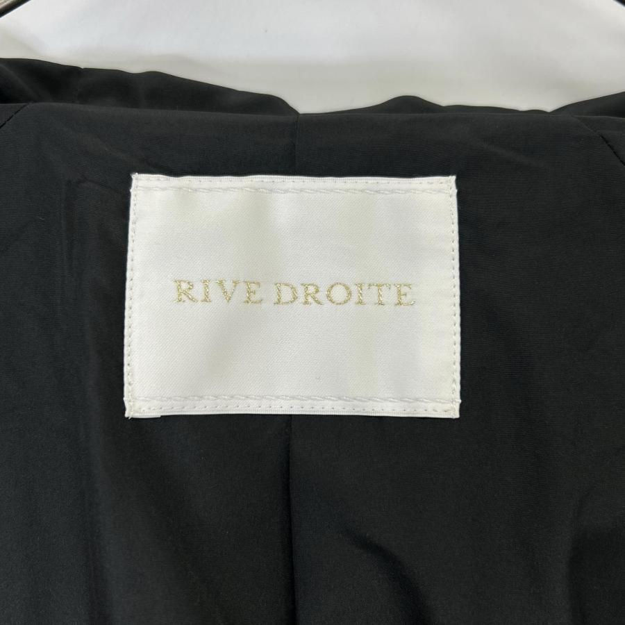 RIVE DROITE リヴドロワ RDZ10A2407A0001 ブラック 高機能素材 ベルテッドフードダウン ブラック F コート ポリエステル レディース 中古の画像