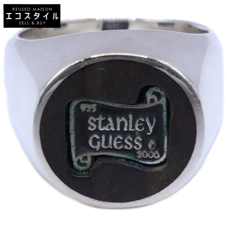 スタンリーゲス ラージラウンドウッドリング STANLEY GUESS スタンリーゲス ラージ ラウンドウッド ロゴインレイド