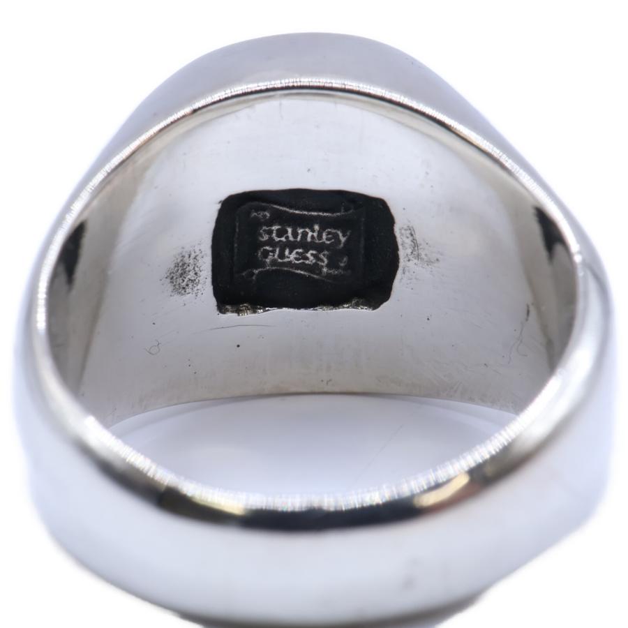 STANLEY GUESS スタンリーゲス ラージ ラウンドウッド ロゴインレイド