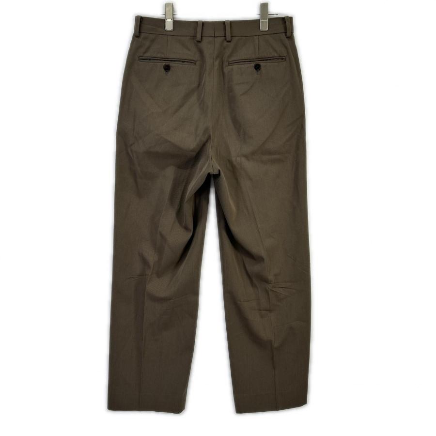 AURALEE オーラリー 24AW ブラウン A24AP03MG LIGHT WOOL MAX GABARDINE TWO-TUCK SLACKS ブラウン 3 ボトムス ウール メンズ 中古の画像