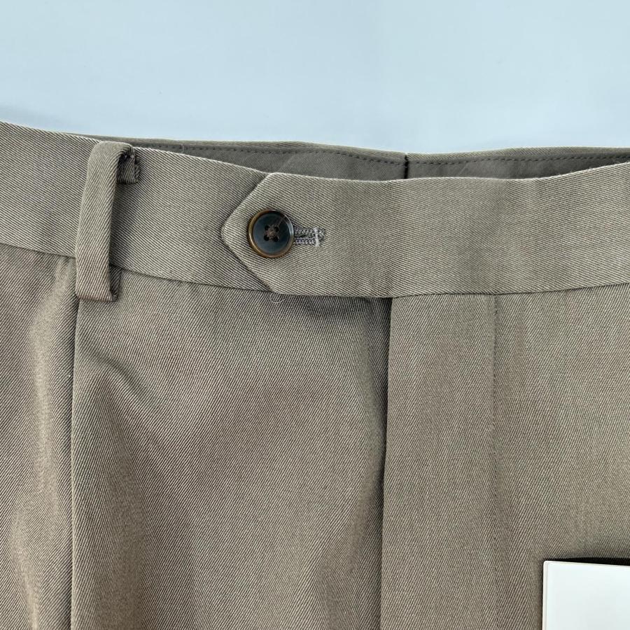 AURALEE オーラリー 24AW ブラウン A24AP03MG LIGHT WOOL MAX GABARDINE TWO-TUCK SLACKS ブラウン 3 ボトムス ウール メンズ 中古の画像