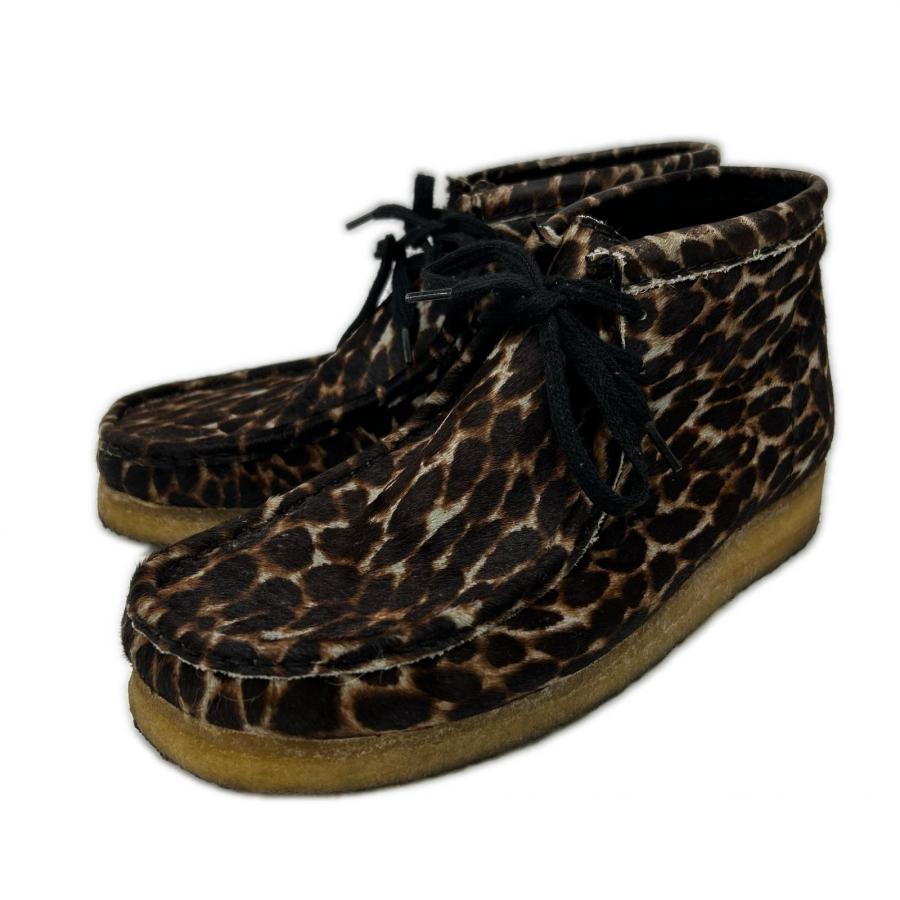 Clarks（クラークス） 61163373 レオパード柄 ハラコ ワラビー ブーツ