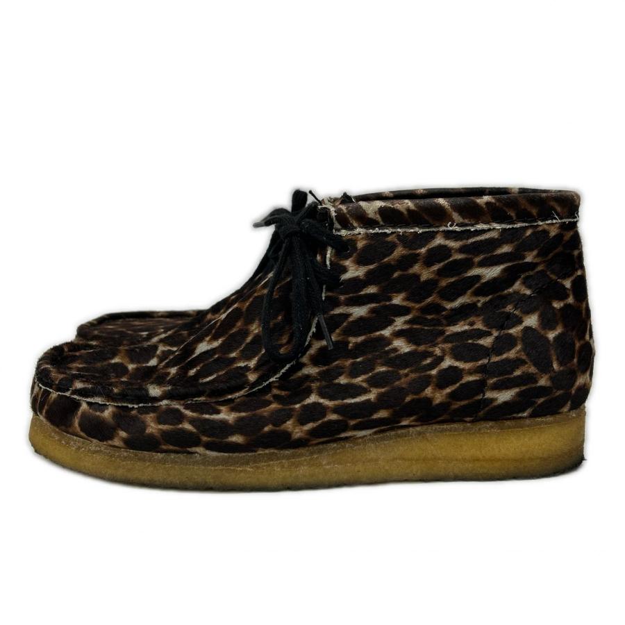 Clarks（クラークス） 61163373 レオパード柄 ハラコ ワラビー ブーツ