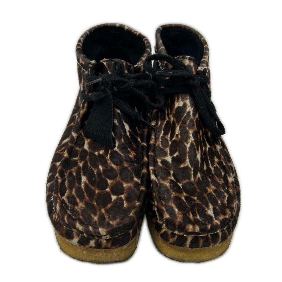 Clarks（クラークス） 61163373 レオパード柄 ハラコ ワラビー ブーツ