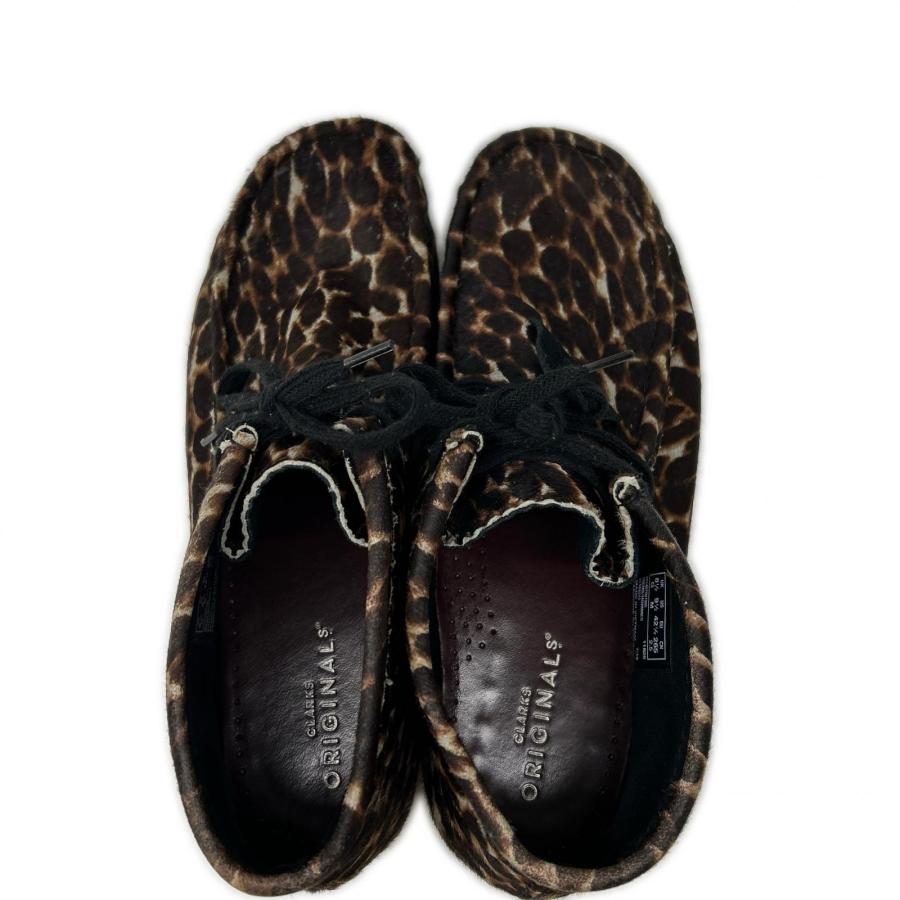 Clarks（クラークス） 61163373 レオパード柄 ハラコ ワラビー ブーツ