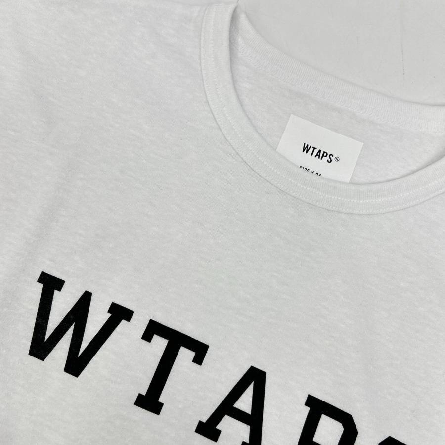 WTAPS ダブルタップス 251ATDT-CSM18 ホワイト ACADEMY Tシャツ X04