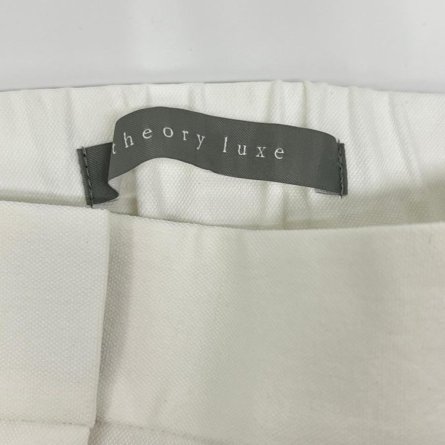 theory luxe セオリーリュクス 24年製 ホワイト Ariosa Carol 2 パンツ