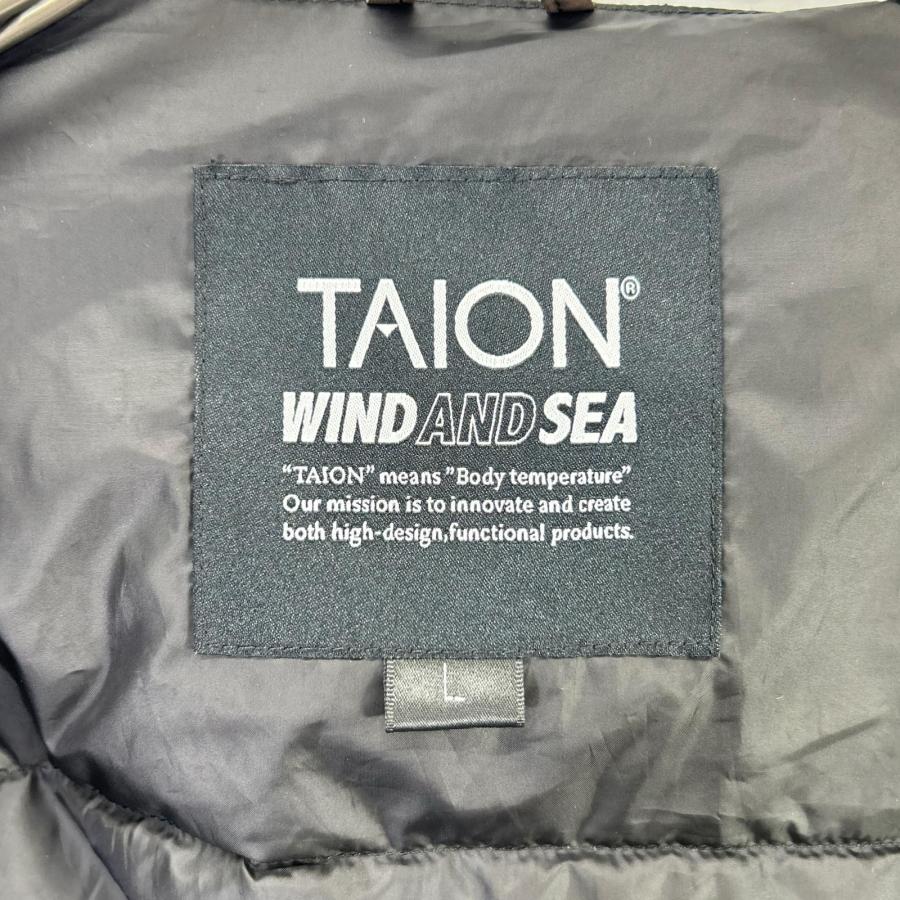 TAION タイオン ×SEA カモフラ インナーダウン ジャケット ブラウン