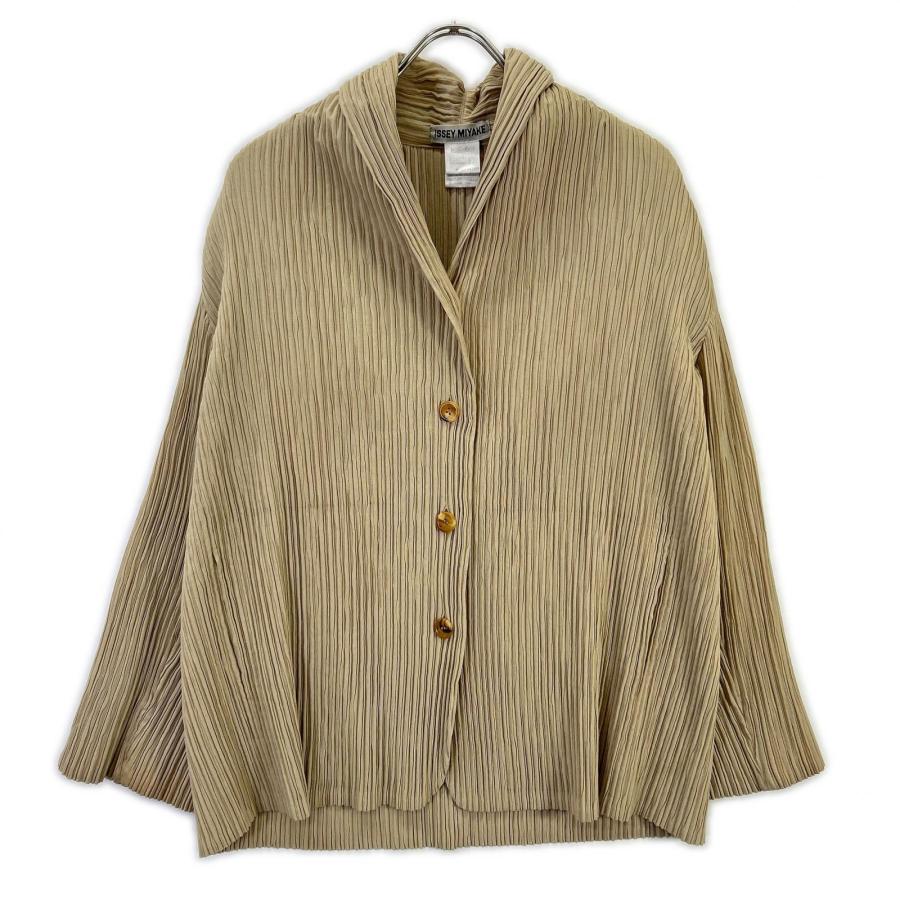 ISSEY MIYAKE イッセイミヤケ IM92-FD902 ベージュ プリーツ 