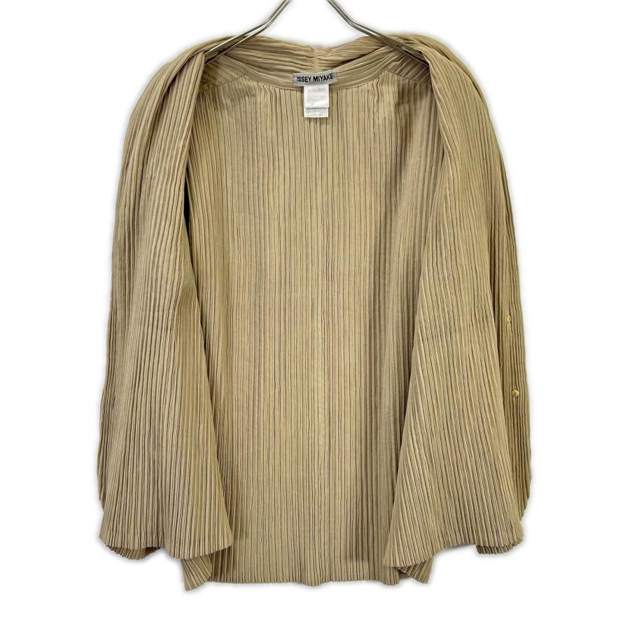 ISSEY MIYAKE イッセイミヤケ IM92-FD902 ベージュ プリーツ 