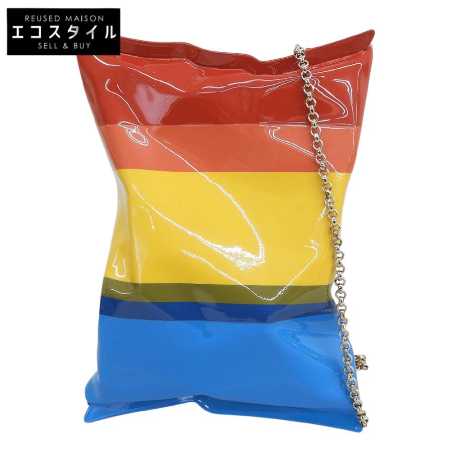 美品 ANYA HINDMARCH アニヤ ハインドマーチ レインボー クリスプ 