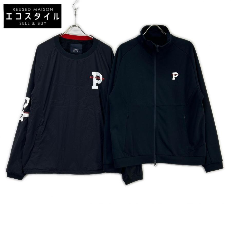 【24時間以内/送料無料】美品 パーリーゲイツ メンズ ツインブルゾン サイズ4 PEARLY GATES（パーリーゲイツ） 24年 ネイビー ツインブルゾン