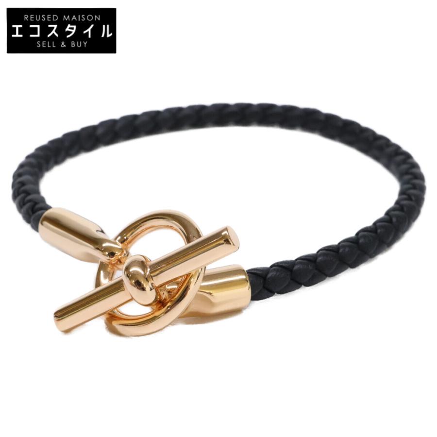 美品 HERMES エルメス グレナン レザー ブレスレット レディース 