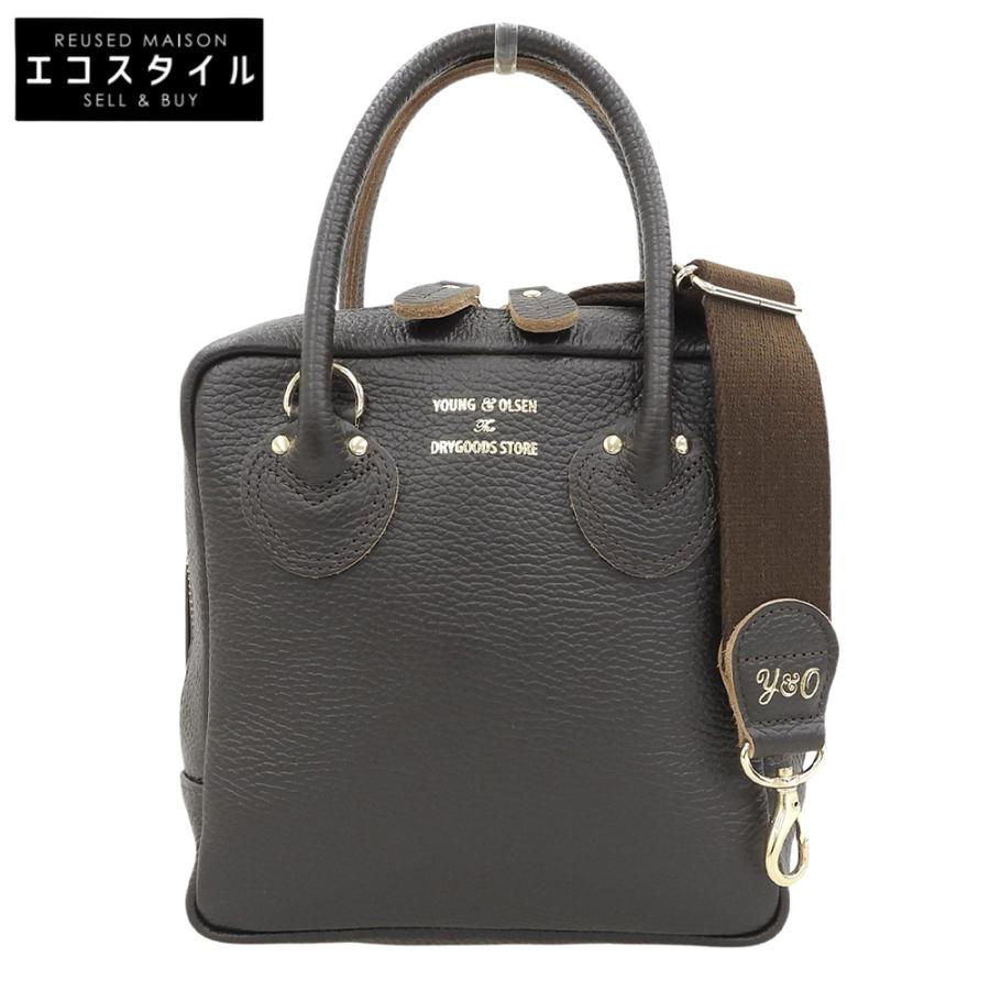 美品 YOUNG＆OLSEN ヤングアンドオルセン 2WAY バッグ レザー 