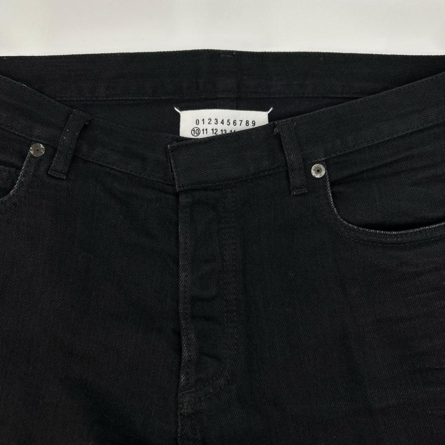 Maison margiela メゾンマルジェラ 17年製 ブラック ストレートデニム 