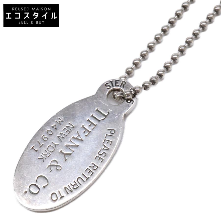 ティファニー リターントゥ オーバル タグ ネックレス ロング 925 シルバー TIFFANY&Co.（ティファニー） 925 リターン トゥ オーバルタグ ロング