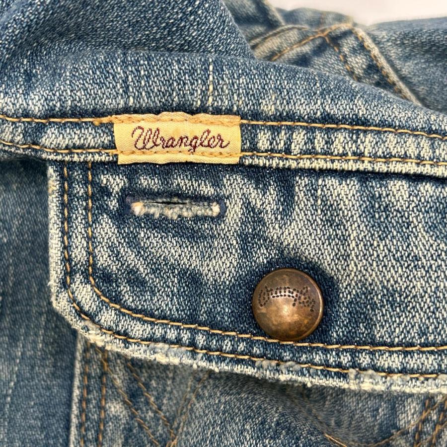 Wrangler（ラングラー） ブルー カリフォルニア刺繍 ジップ デニム
