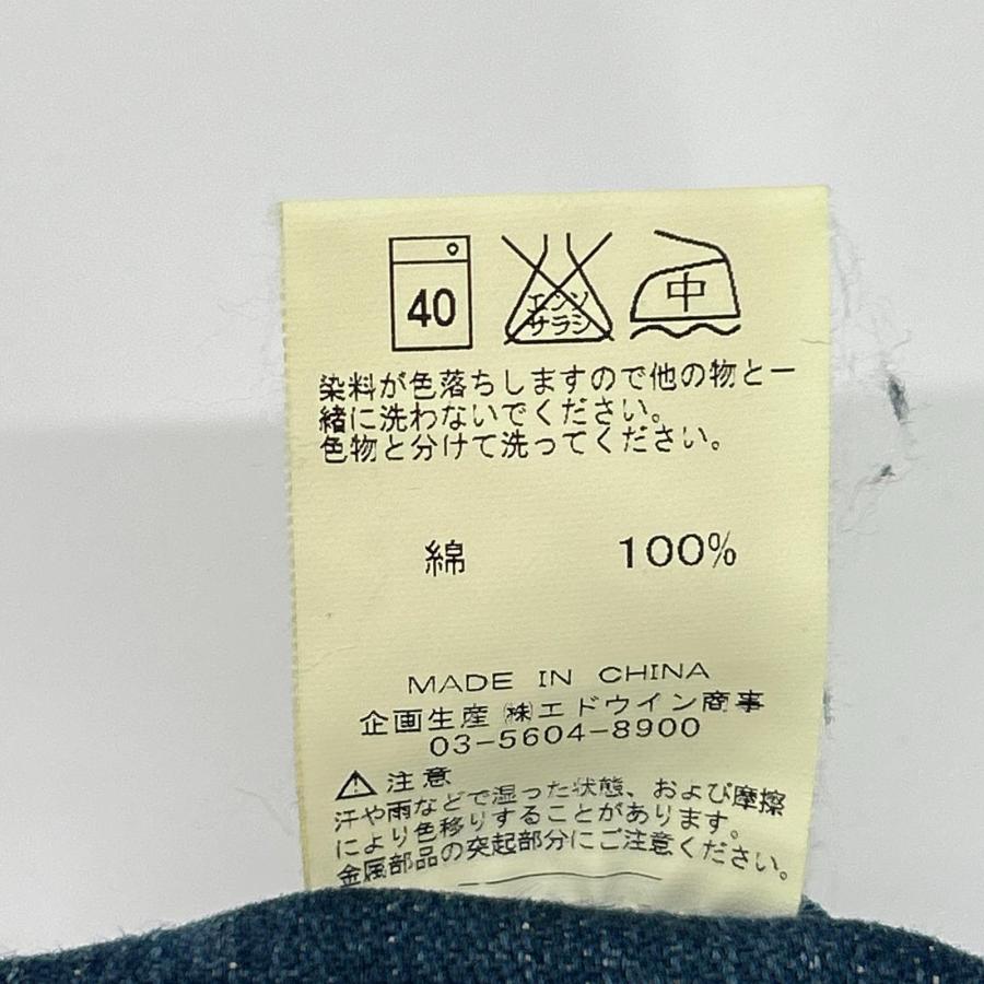 Wrangler（ラングラー） ブルー カリフォルニア刺繍 ジップ デニム