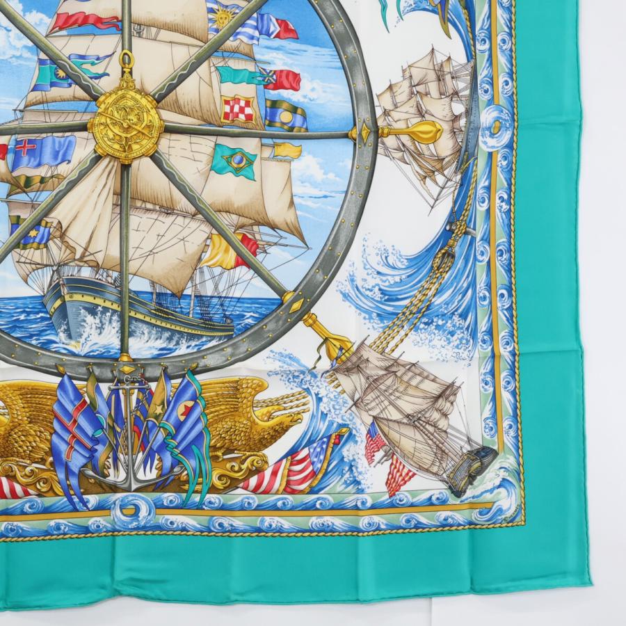 HERMES（エルメス） VIVE LE VENT 風よ吹け カレ90 シルク スカーフ