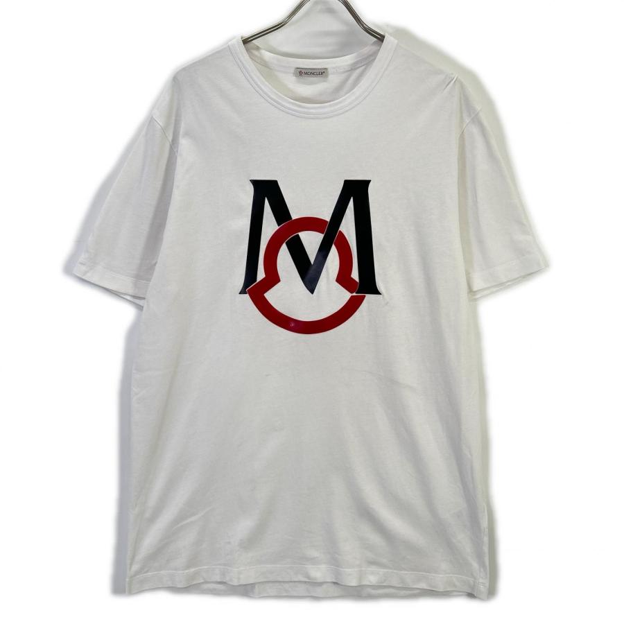 MONCLER（モンクレール） 20年製 ホワイト MAGLIA プリントTシャツ 
