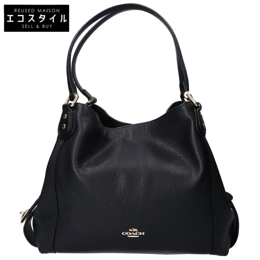 COACH（コーチ） 57125 ブラック レザー トートバッグ トートバッグ