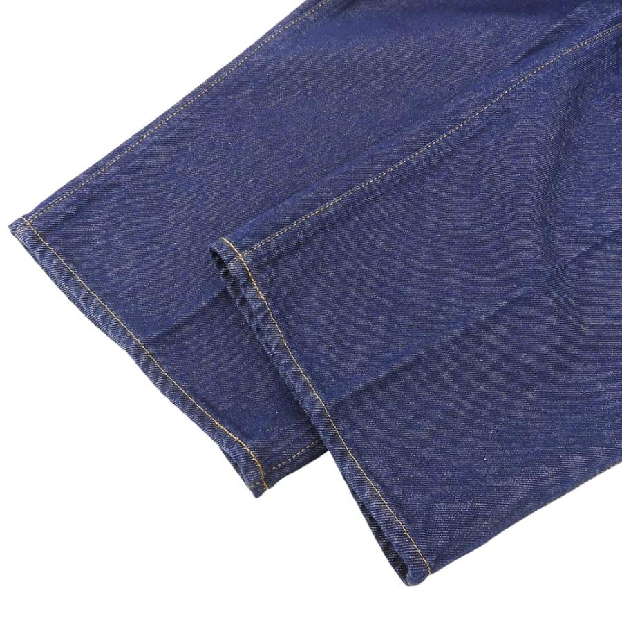 【美品】バギーデニムWESTOVERALLS ウエストオーバーオールズ　W33 WESTOVERALLS（ウエストオーバーオールズ） 美品 ウエストゴム デニム