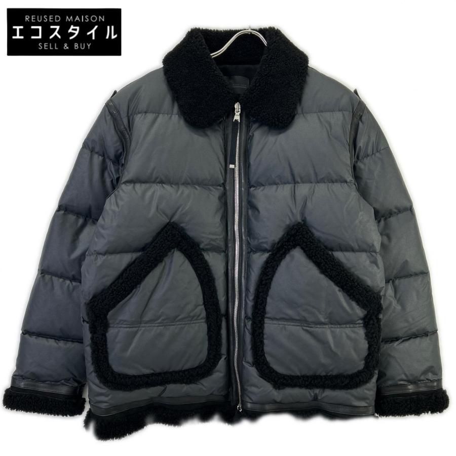 メンズ　ディーゼルブラックゴールド　ジャケット　お値下げしました DIESEL BlackGold ディーゼルブラックゴールド ブラック 襟ボア レザー