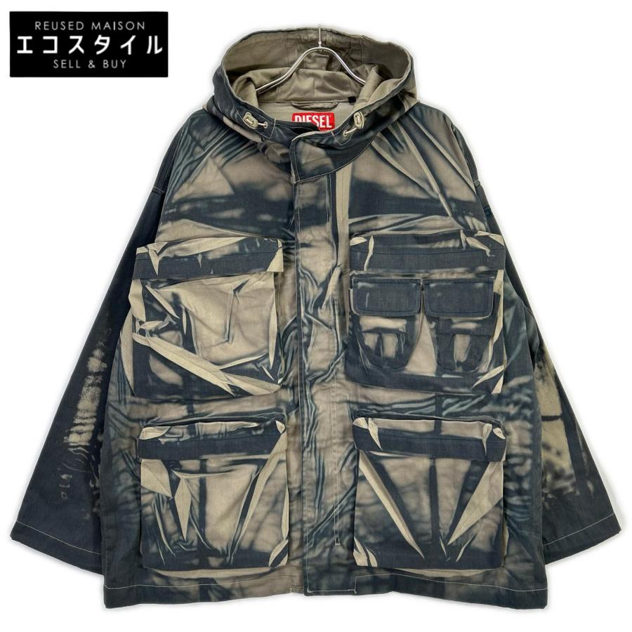 DIESEL（ディーゼル） ネイビー系 グラデーション J-Cabmus フーテッド
