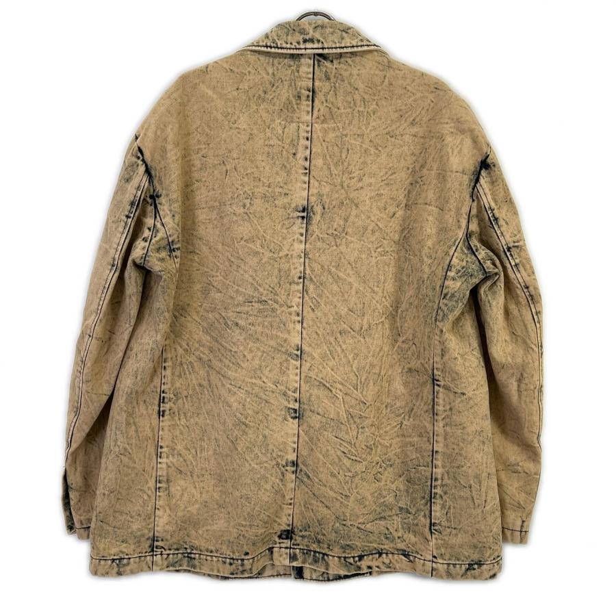 DIESEL（ディーゼル） ネイビー系 ブリーチ加工 デニムテーラード