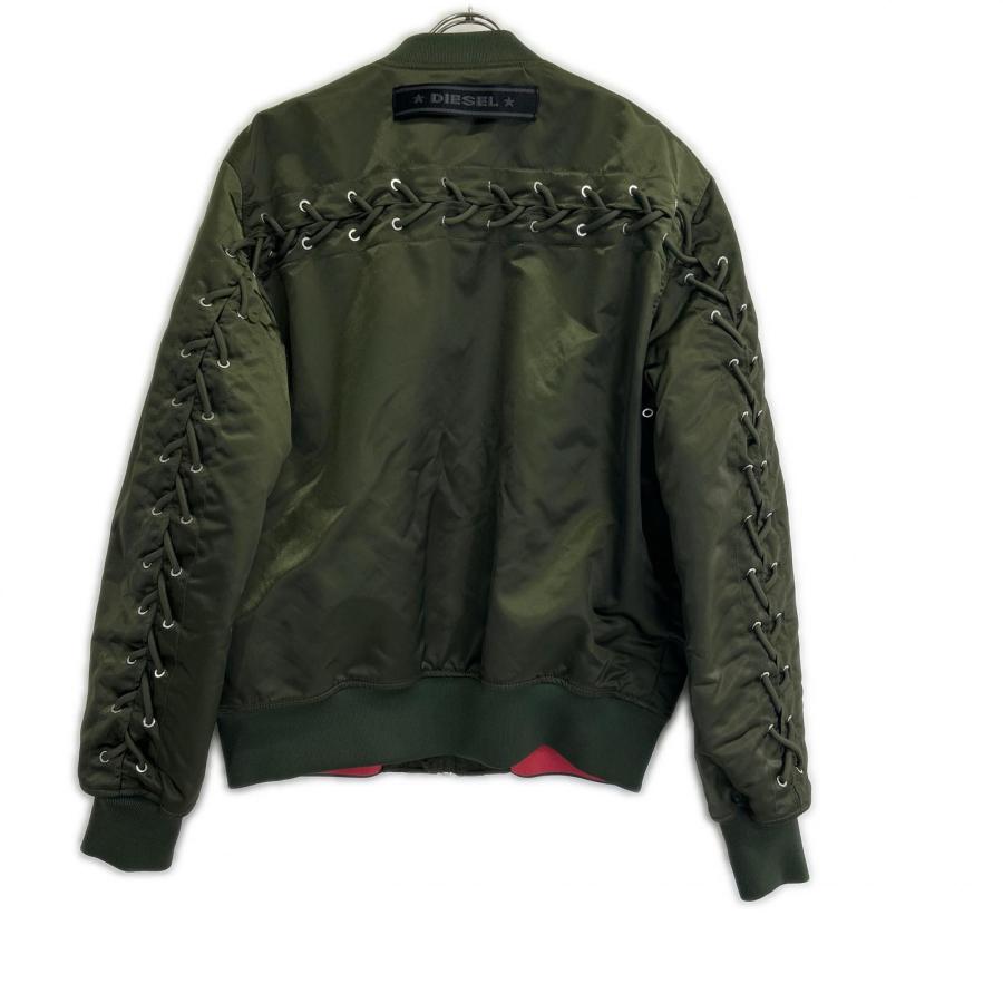 DIESEL（ディーゼル） 18SS カーキ ナイロン MA-1 ジャケット カーキ L