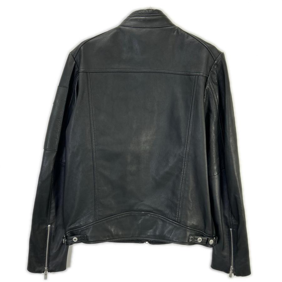 DIESEL（ディーゼル） ブラック ラムレザー シングルライダース
