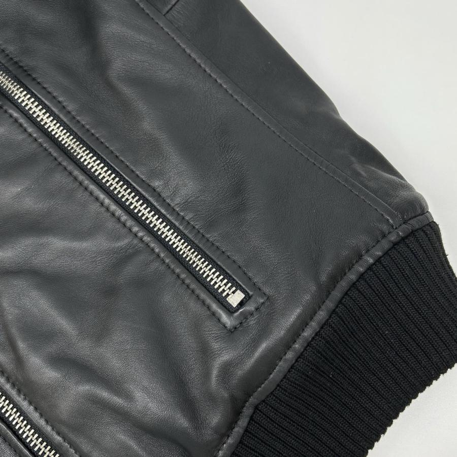 DIESEL（ディーゼル） ブラック シップデザイン 襟ボア ダブル