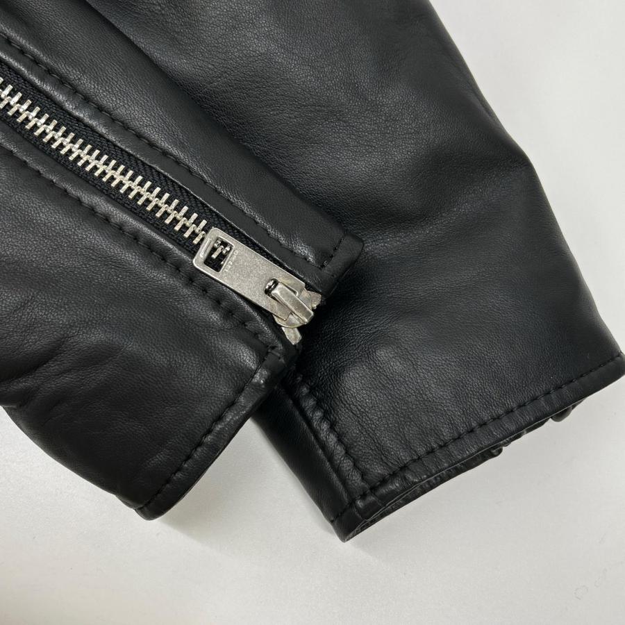 DIESEL（ディーゼル） ブラック シップデザイン 襟ボア ダブル