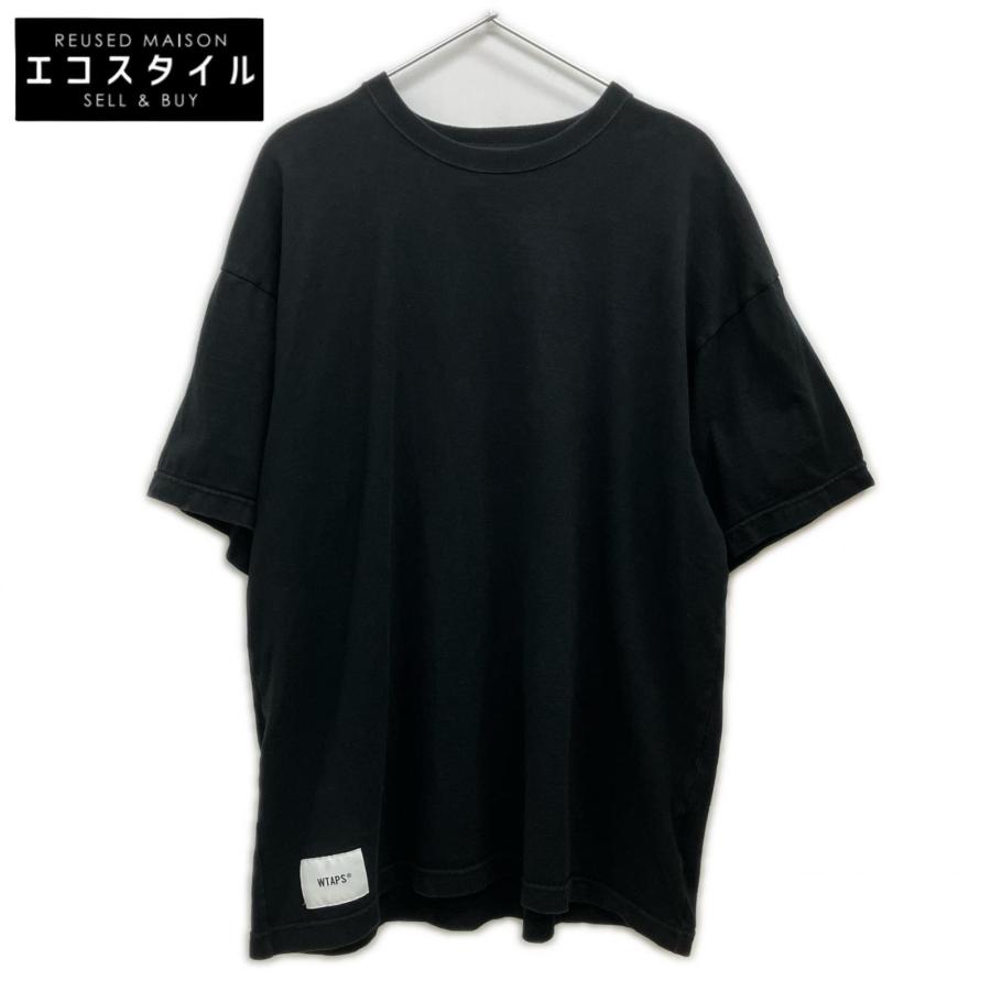 WTAPS ダブルタップス 25SS ブラック コットン100 S/S EX-COLLECTION T
