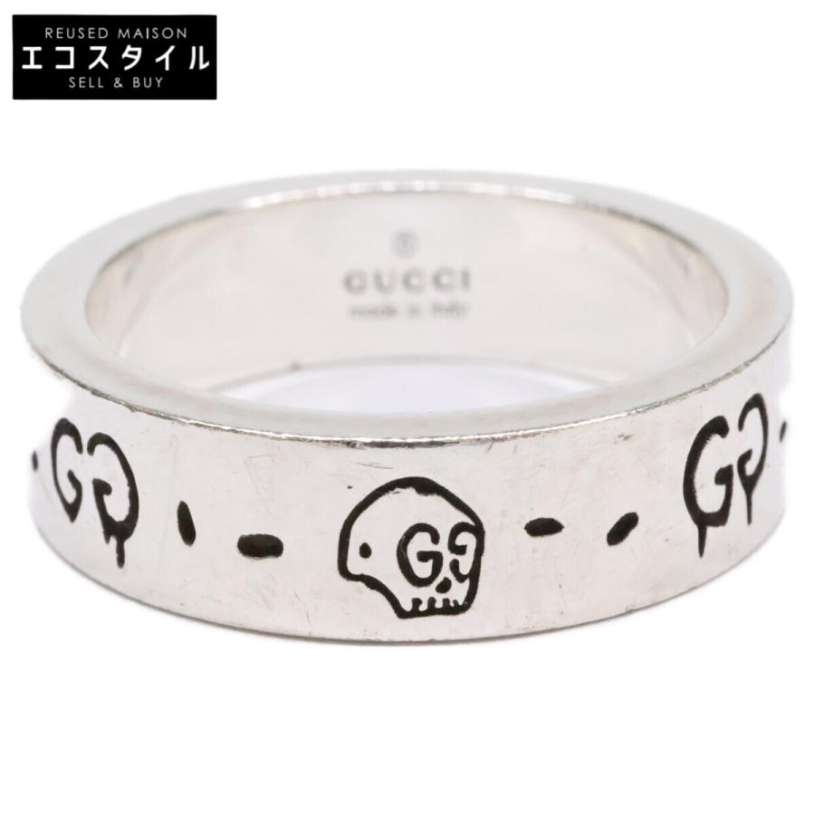 GUCCI（グッチ） 477932 Ag925 GUCCI GHOST ゴースト GG スカル リング