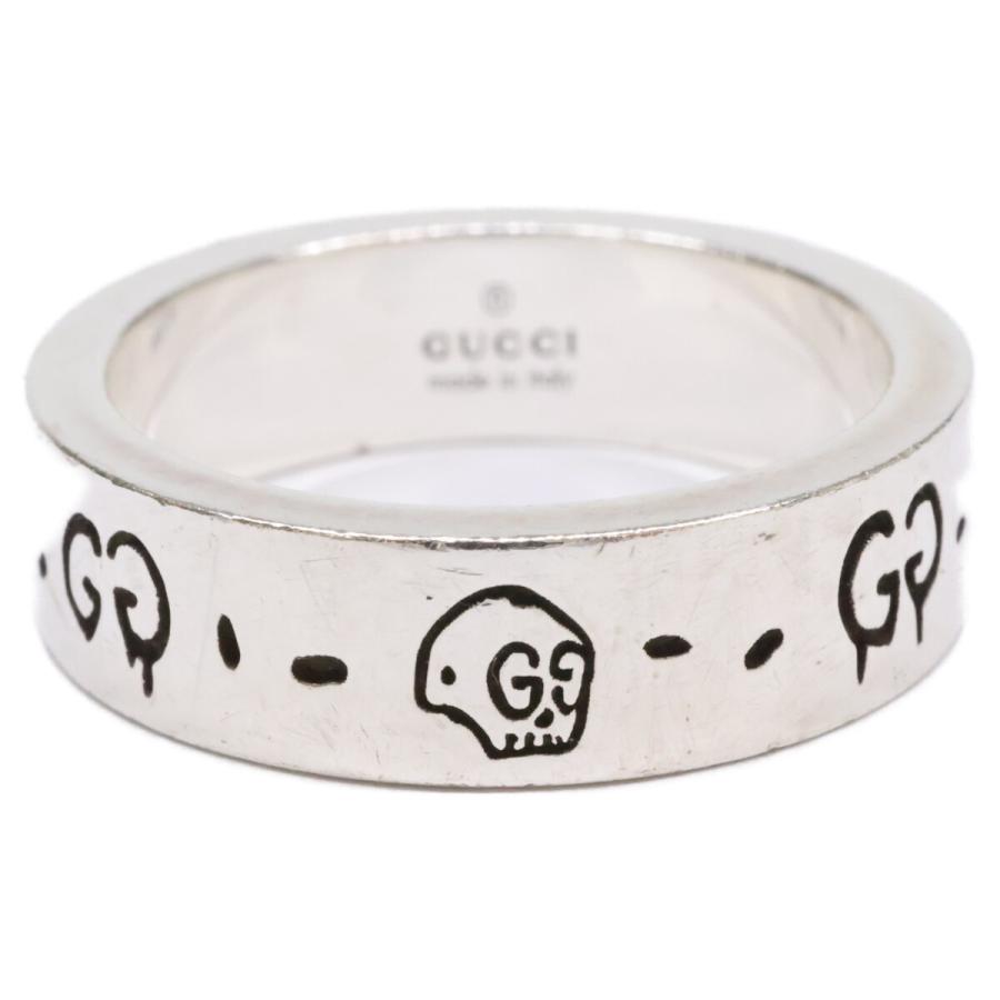 GUCCI（グッチ） 477932 Ag925 GUCCI GHOST ゴースト GG スカル リング