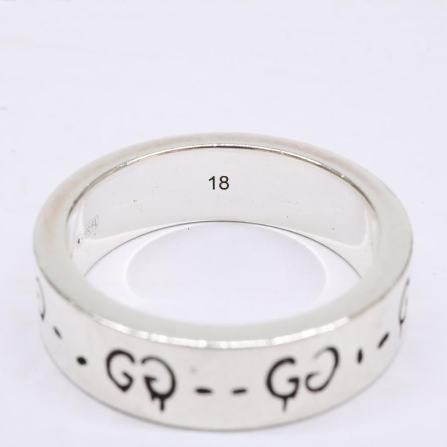 GUCCI（グッチ） 477932 Ag925 GUCCI GHOST ゴースト GG スカル リング