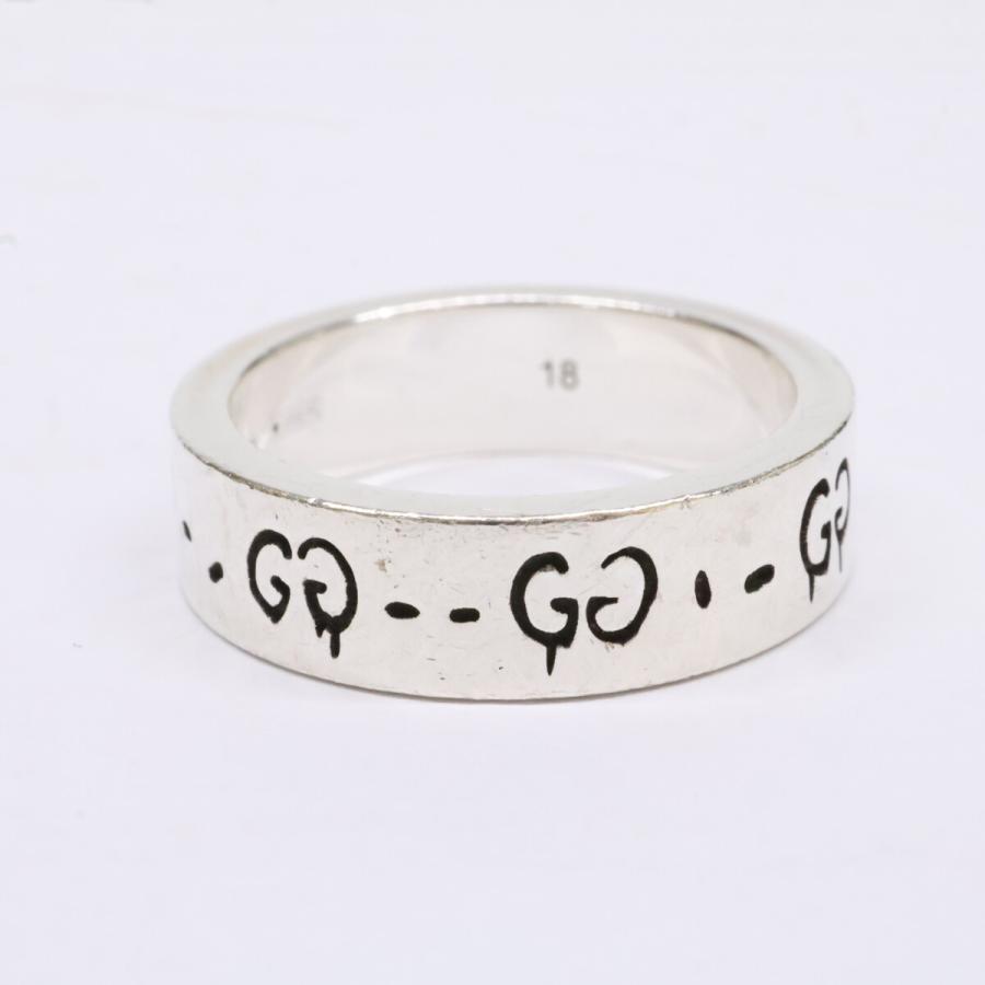 GUCCI（グッチ） 477932 Ag925 GUCCI GHOST ゴースト GG スカル リング