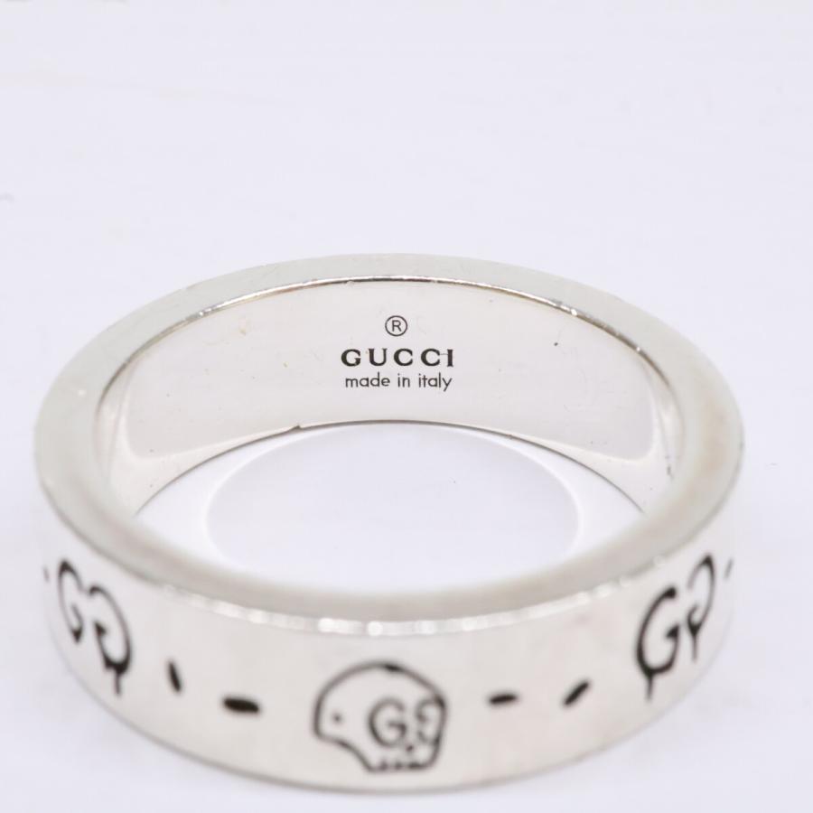 GUCCI（グッチ） 477932 Ag925 GUCCI GHOST ゴースト GG スカル リング