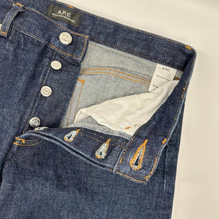 A.P.C. アーペーセー 0721 インディゴ ボタンフライ JEAN STANDARD 30 