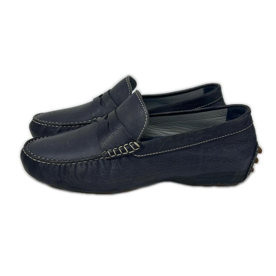 メンズ （新品）LARDINIスウェードメンズドライビングシューズ41