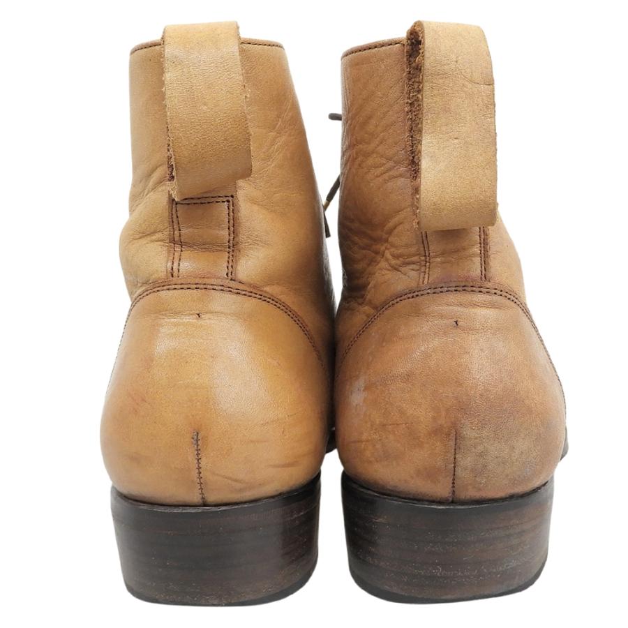 FOOT THE COACHER フットザコーチャー フリンジ レースアップブーツ シューズ メンズ キャメル 8 8 foot the coacher（フットザコーチャー） フリンジ レースアップブーツ