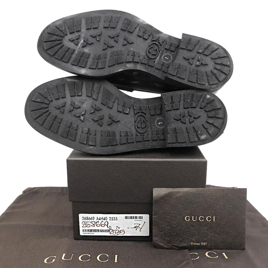 GUCCI（グッチ） ホースビット ローファー シューズ メンズ ブラック 7