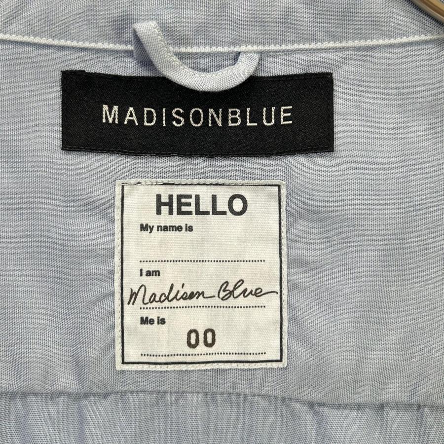 MADISON BLUE（マディソンブルー） ブルー レーヨン ボーリングシャツ
